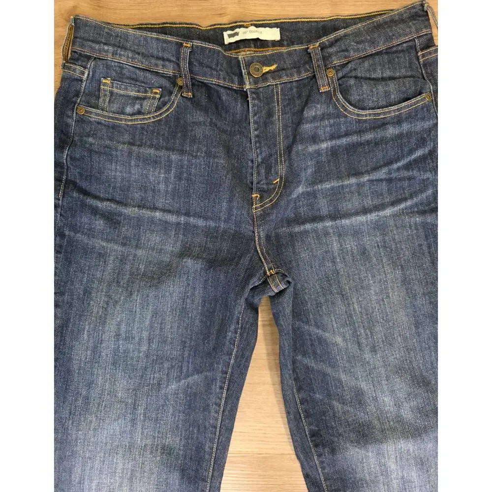 Levi's 515 Bootcut Jeans Dark Wash Flap Pocket Women's Blue Denim 12